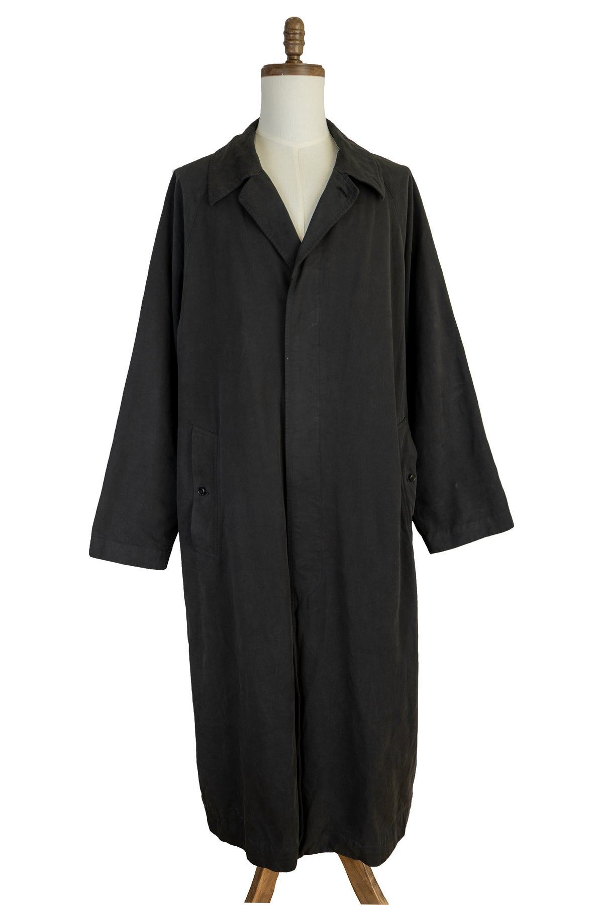 FW24 Garment Dyed Bal Collar Coat