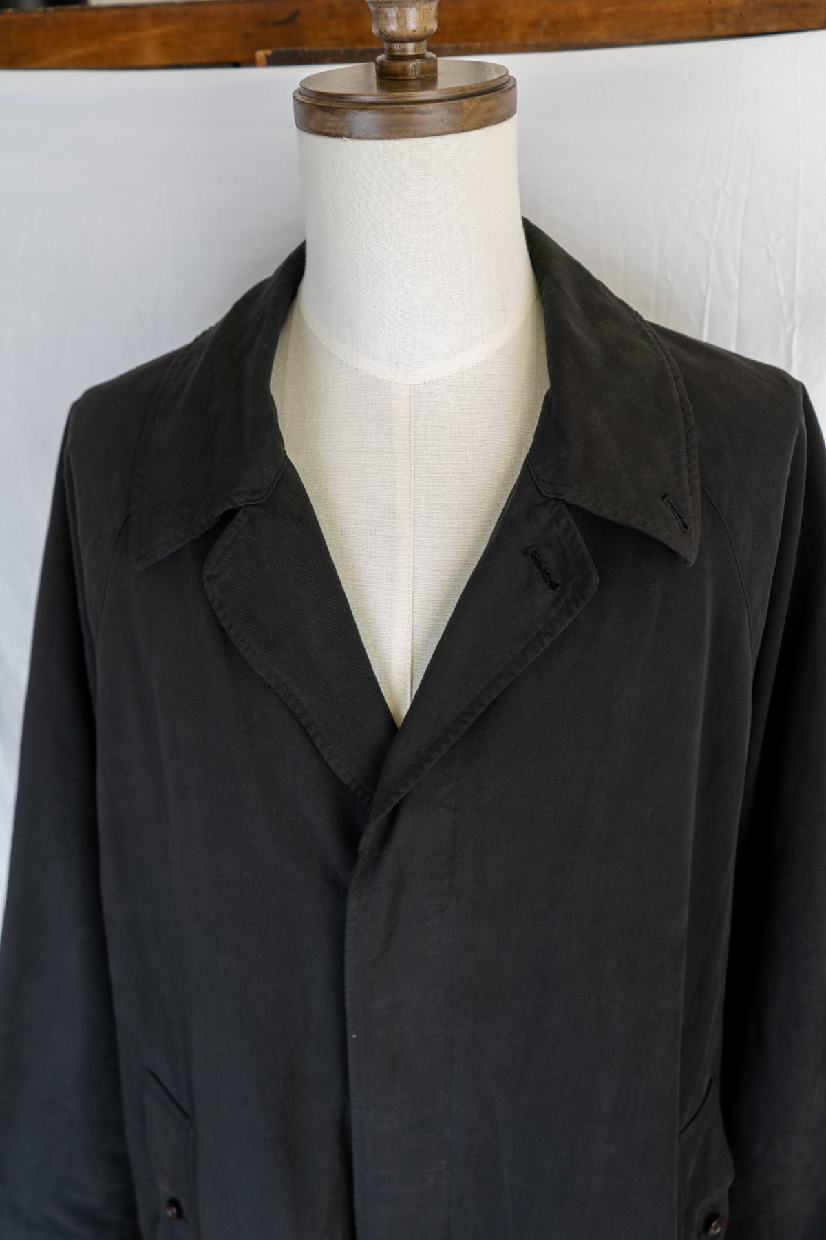 FW24 Garment Dyed Bal Collar Coat
