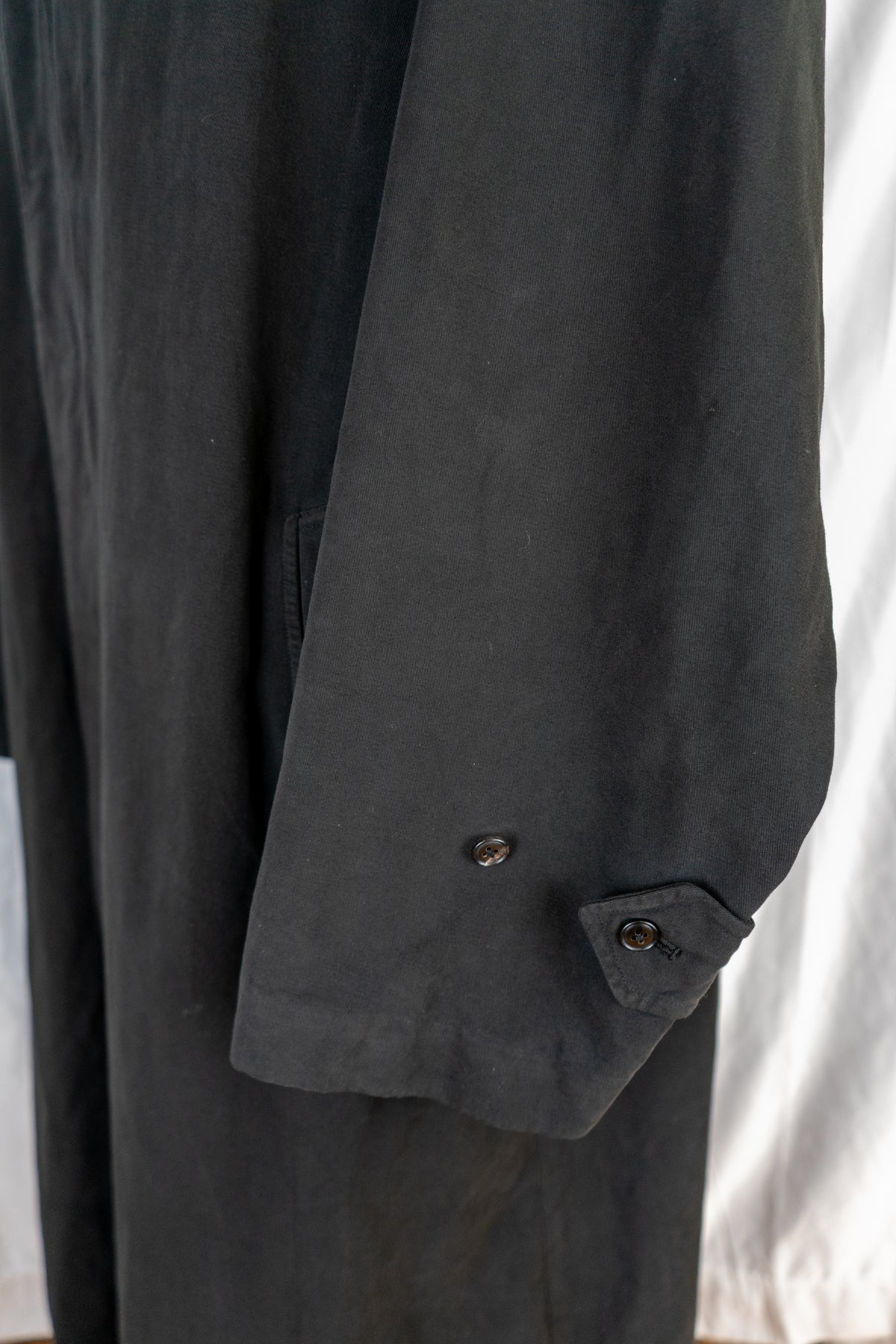 FW24 Garment Dyed Bal Collar Coat