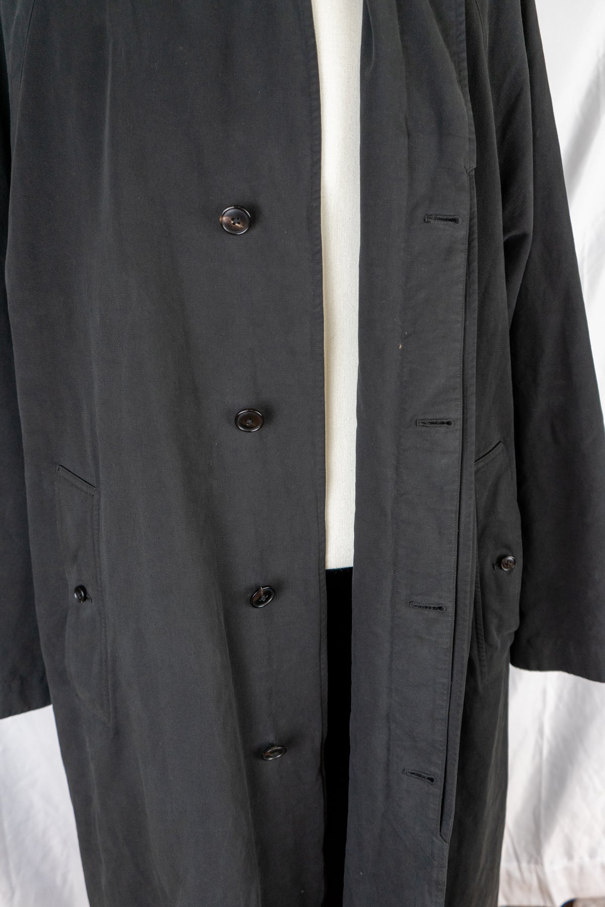 FW24 Garment Dyed Bal Collar Coat