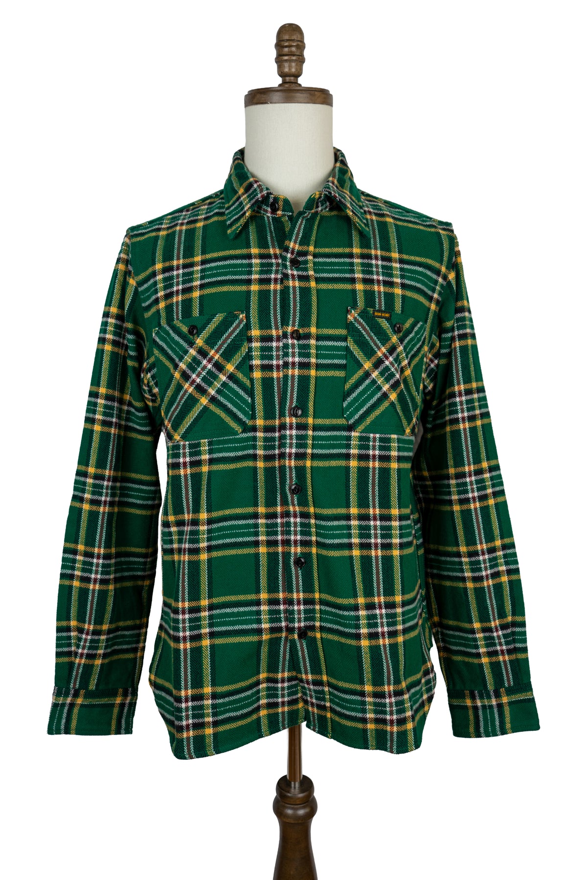 Lot. IHSH-301 Ultra Heavy Tartan Check Flannel Work Shirt