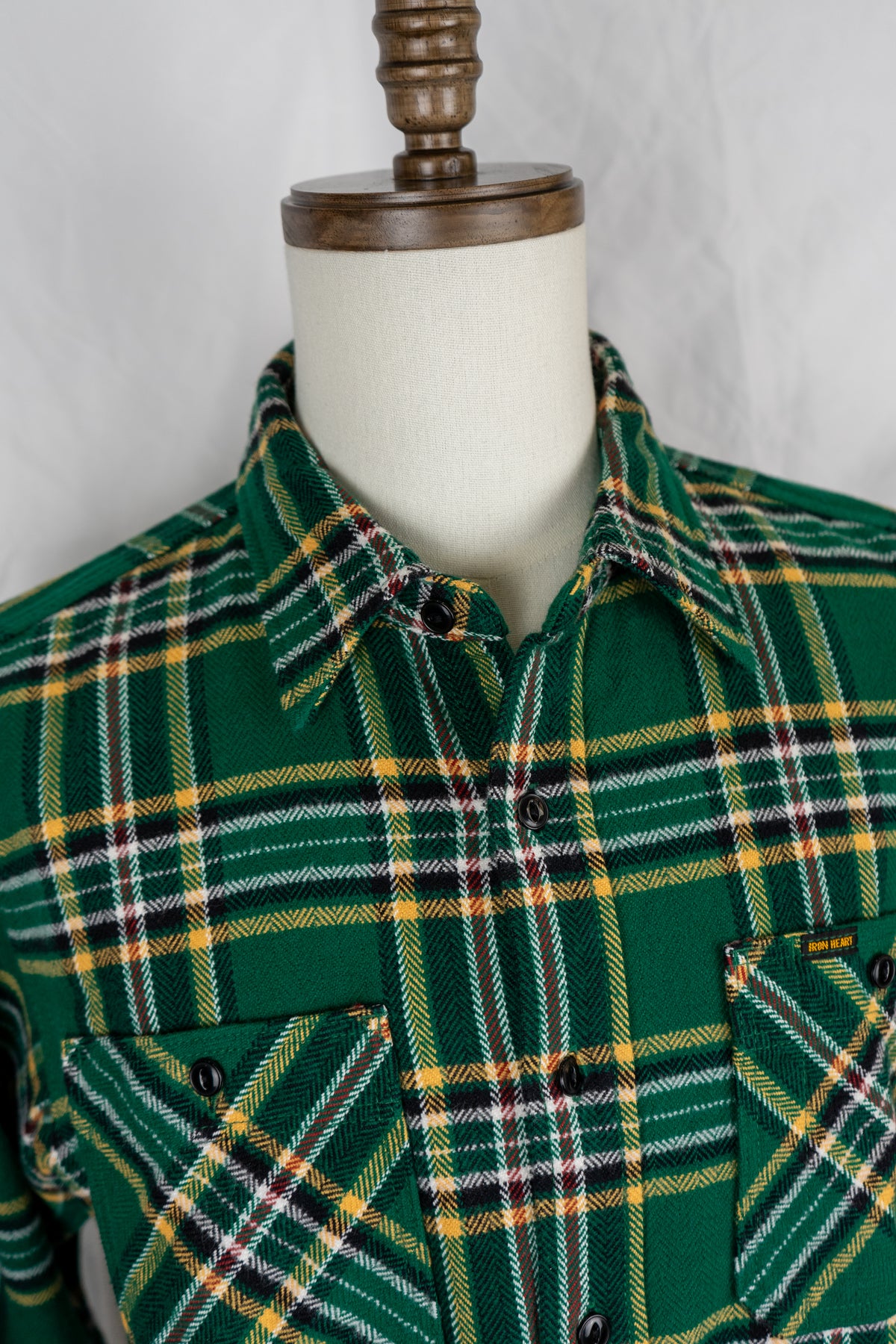 Lot. IHSH-301 Ultra Heavy Tartan Check Flannel Work Shirt