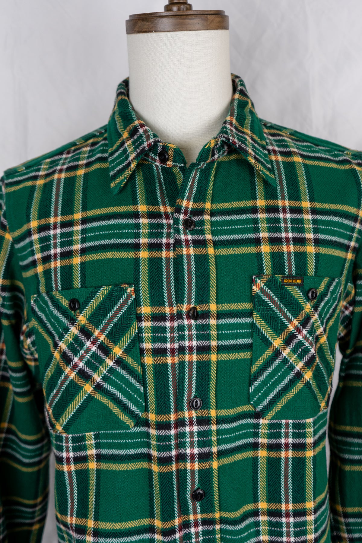Lot. IHSH-301 Ultra Heavy Tartan Check Flannel Work Shirt