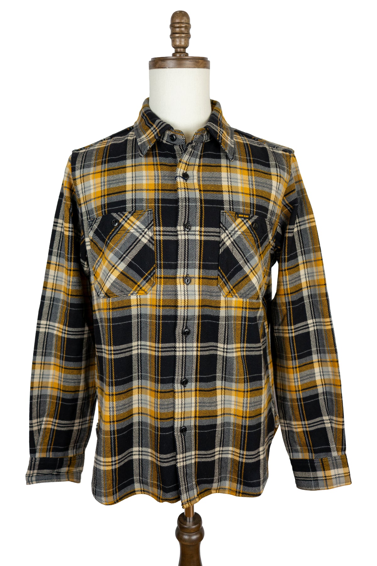 Lot. IHSH-313 Ultra Heavy Flannel Crazy Check Work Shirt