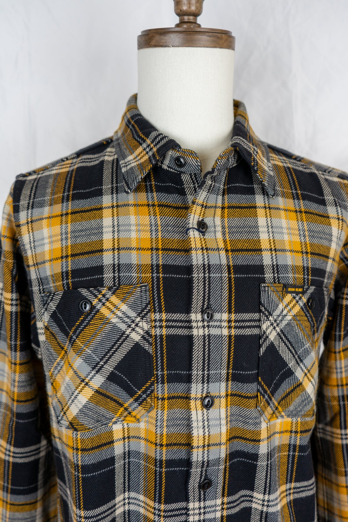 Lot. IHSH-313 Ultra Heavy Flannel Crazy Check Work Shirt