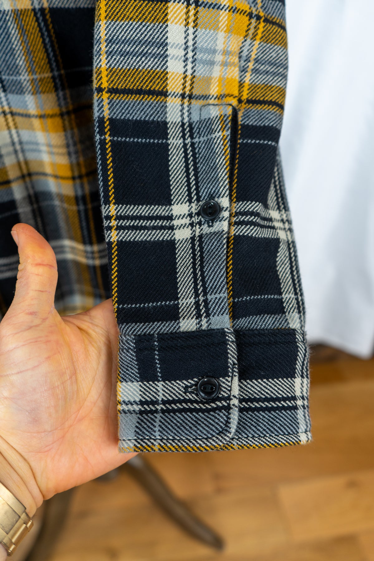 Lot. IHSH-313 Ultra Heavy Flannel Crazy Check Work Shirt