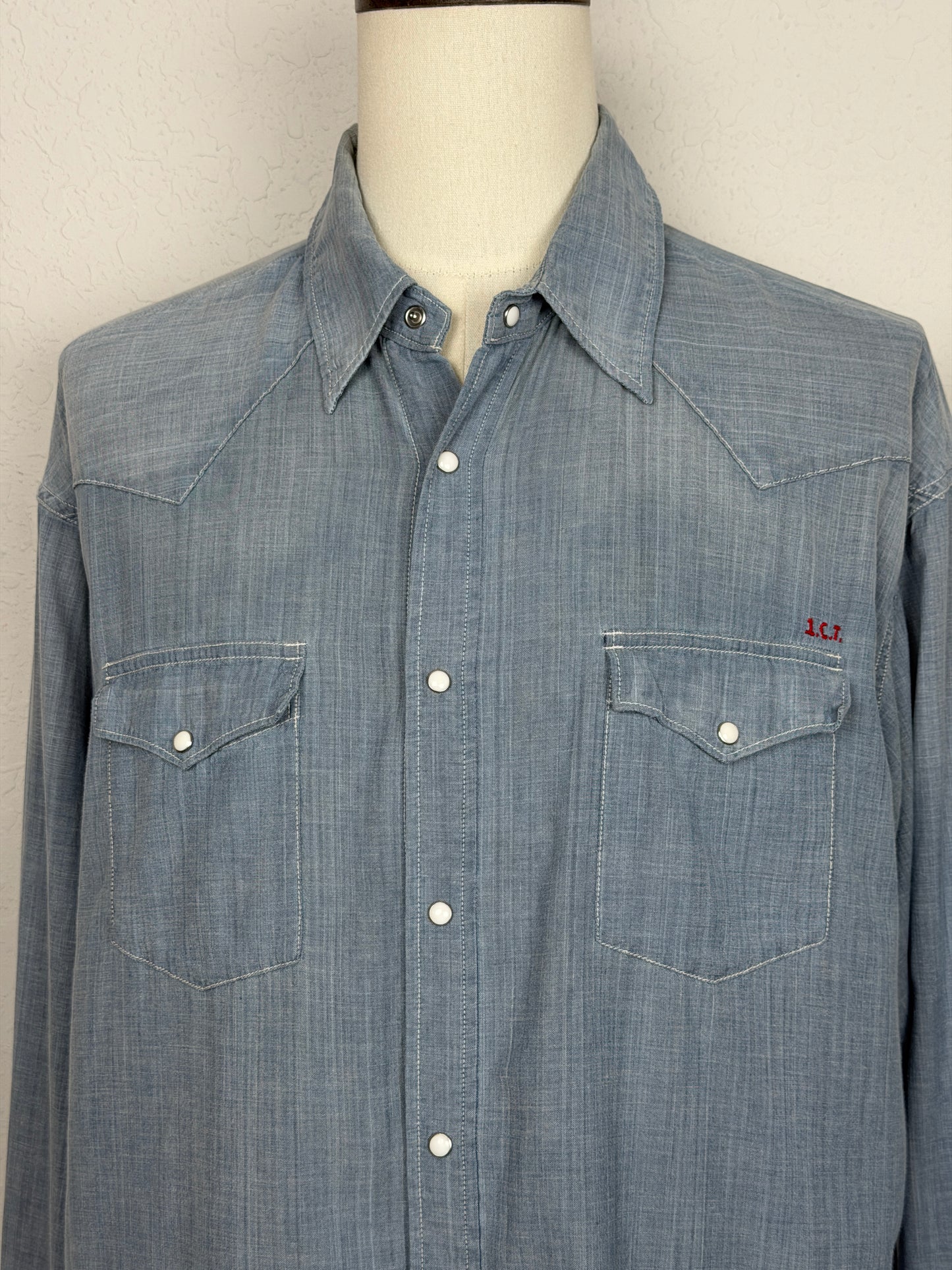SS21 ICT SS Lumber Shirt L/S Chambray