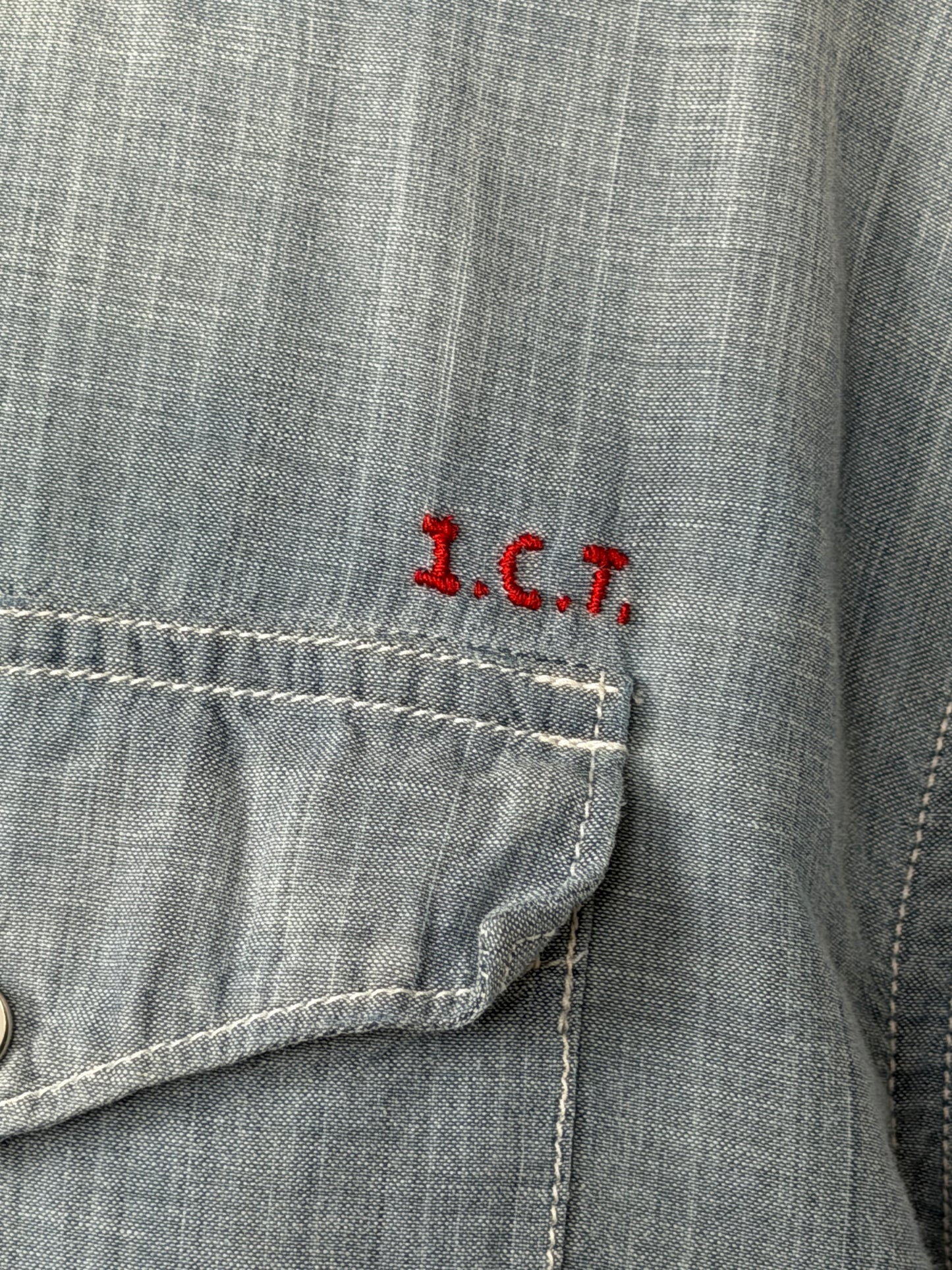 SS21 ICT SS Lumber Shirt L/S Chambray