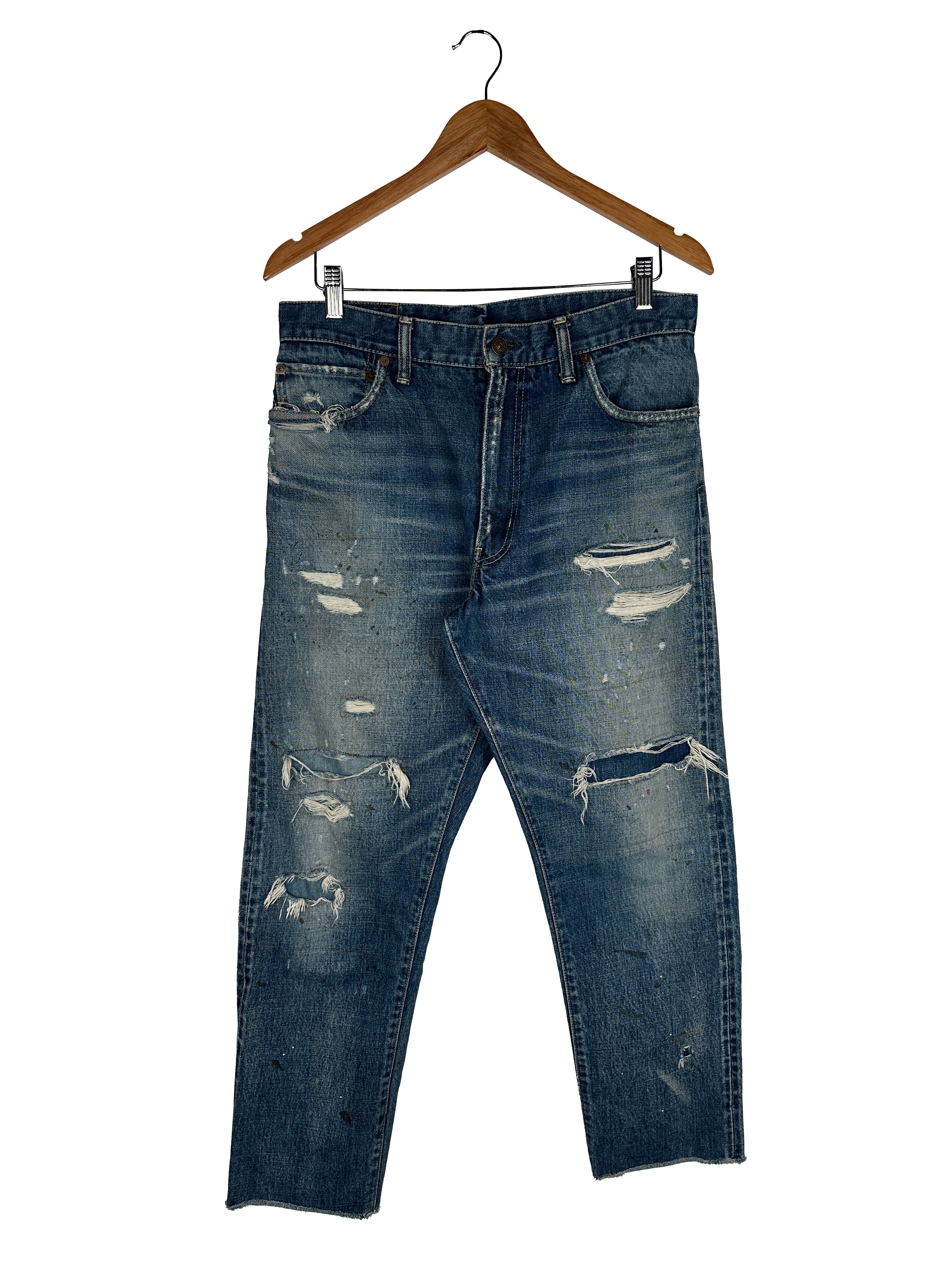 visvim SS JOURNEYMAN TACKED CRASH サイズ2 visvim ss journeyman pants tacked crash 18ss size2