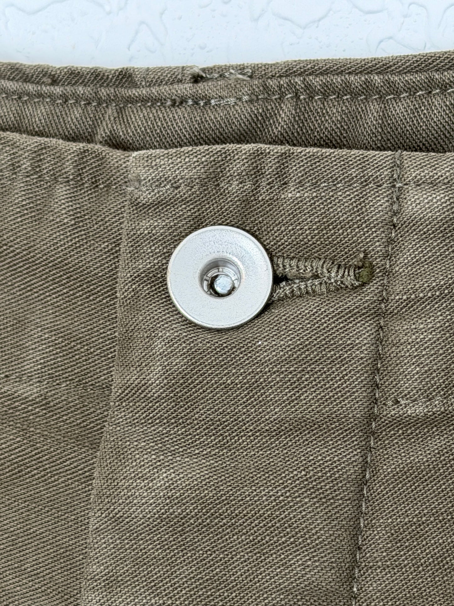 FW25 Washed Baggy Satin Bleached Baker Pants