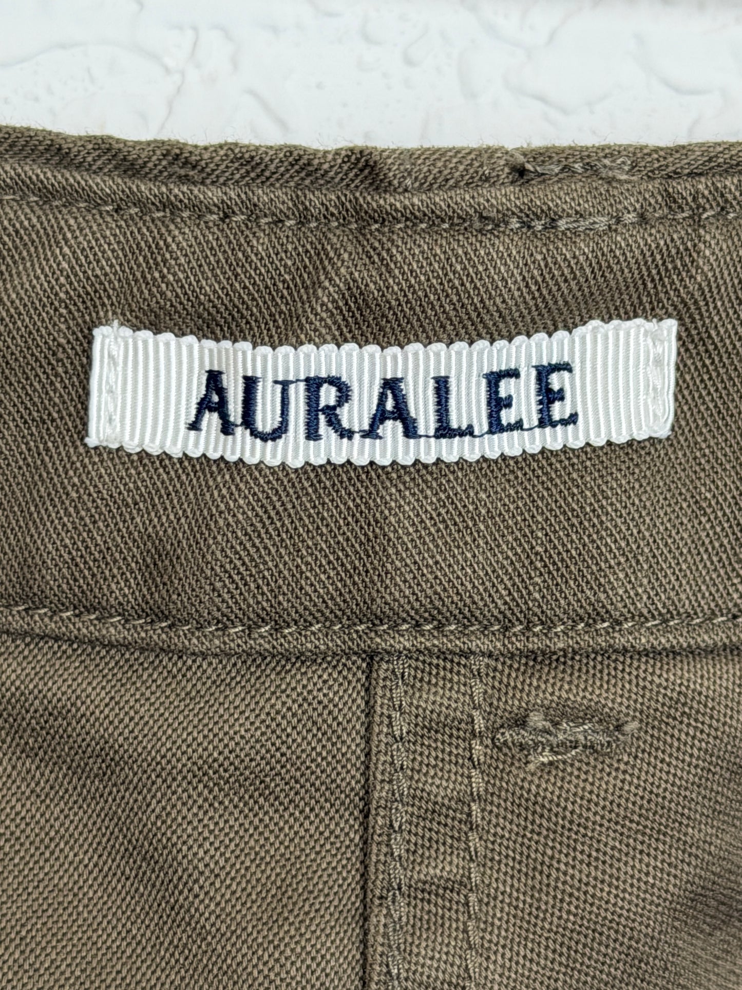 FW25 Washed Baggy Satin Bleached Baker Pants