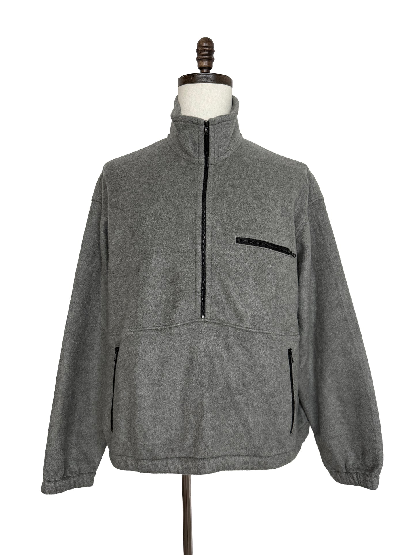 FW25 Pure Silk Comfort Fleece Half Zip P/O