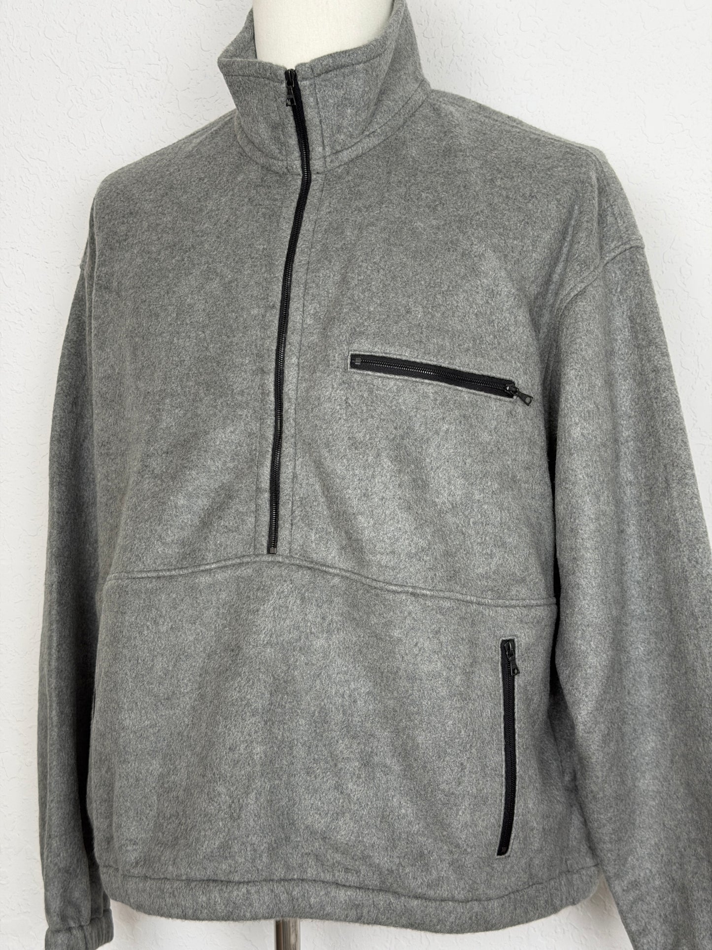FW25 Pure Silk Comfort Fleece Half Zip P/O