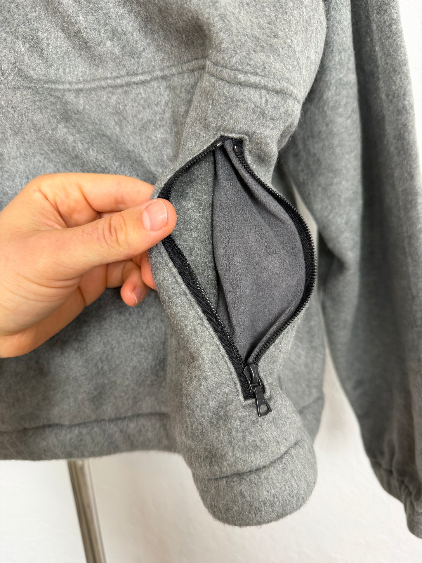 FW25 Pure Silk Comfort Fleece Half Zip P/O