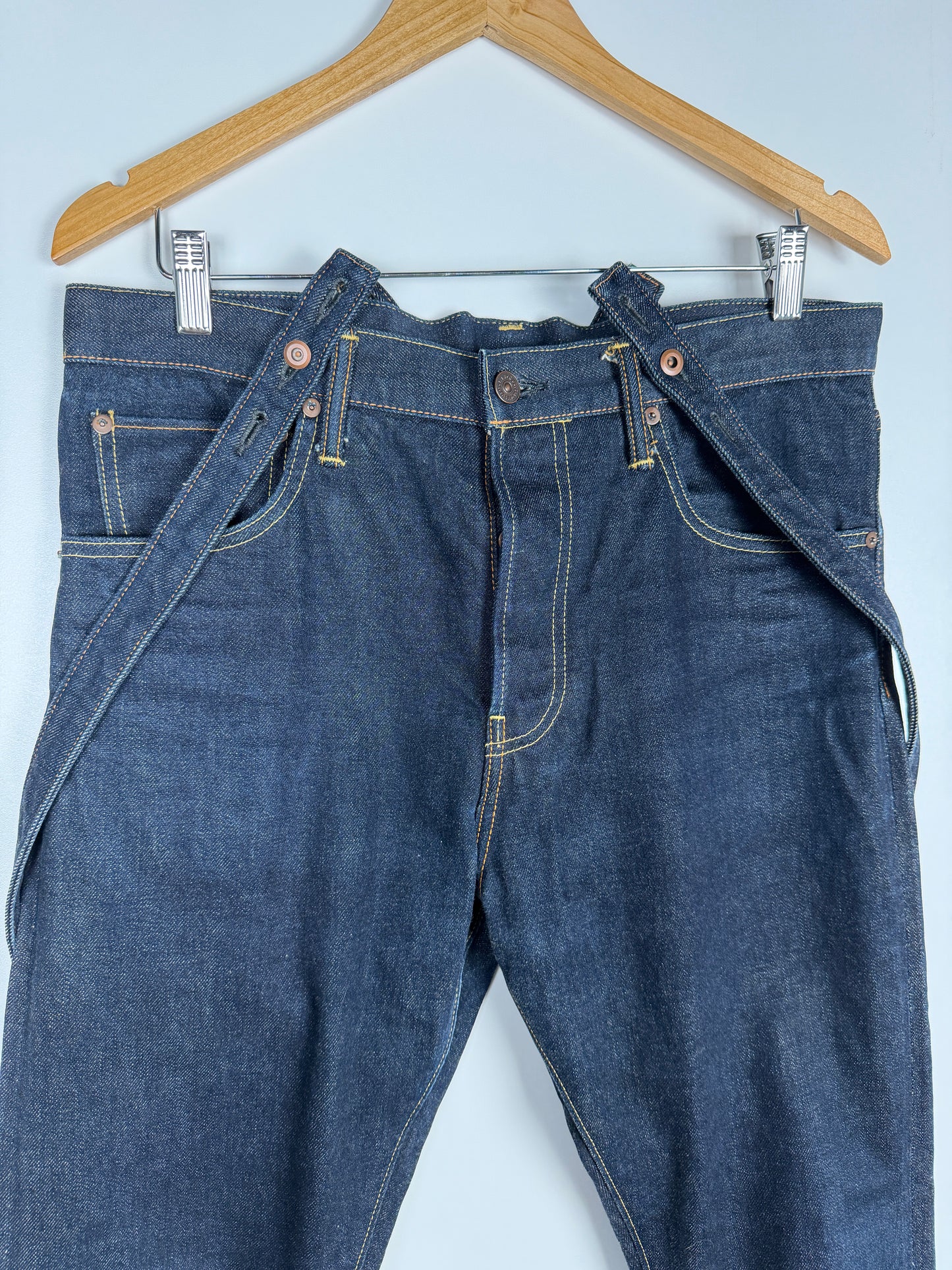 FW19 SS Travailler Braces Pants Unwashed