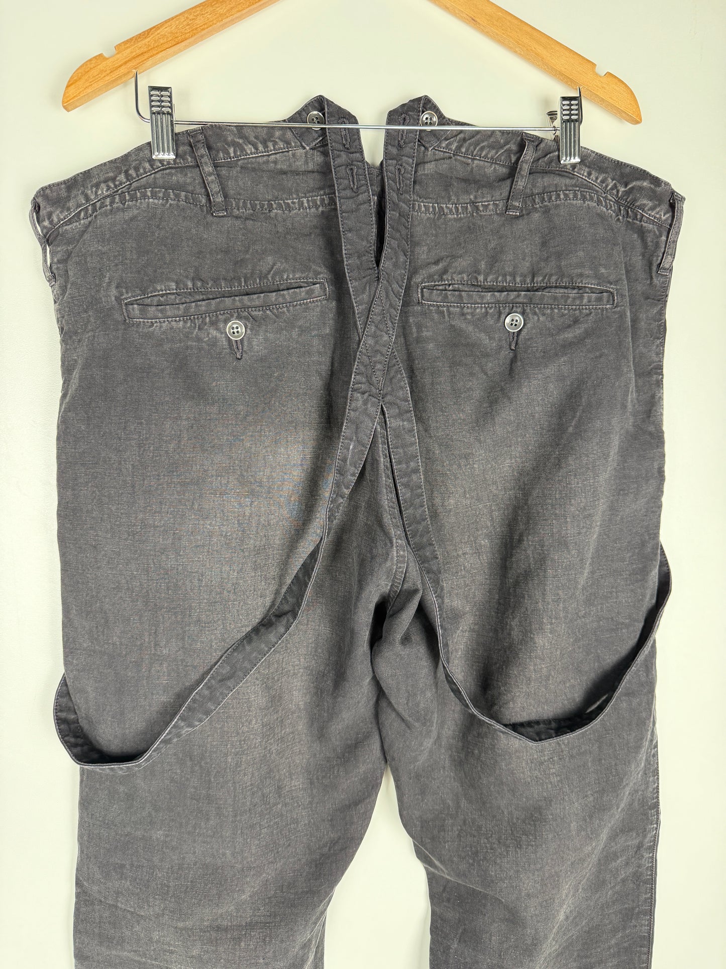 SS21 Travailler Braces Pants (Linen)