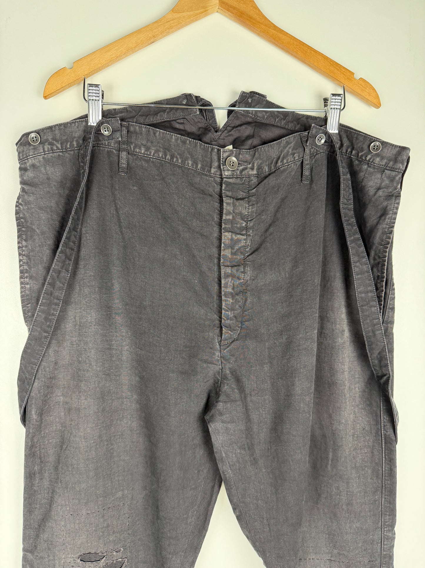 SS21 Travailler Braces Pants (Linen)