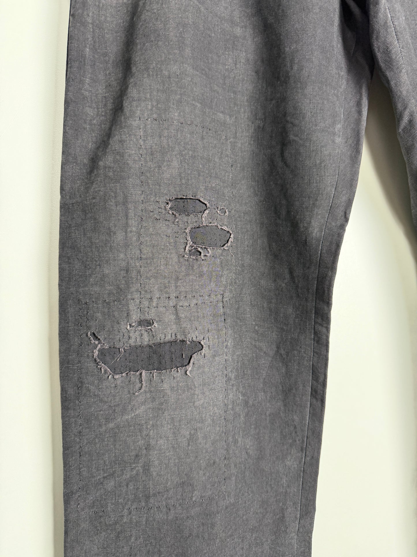 SS21 Travailler Braces Pants (Linen)