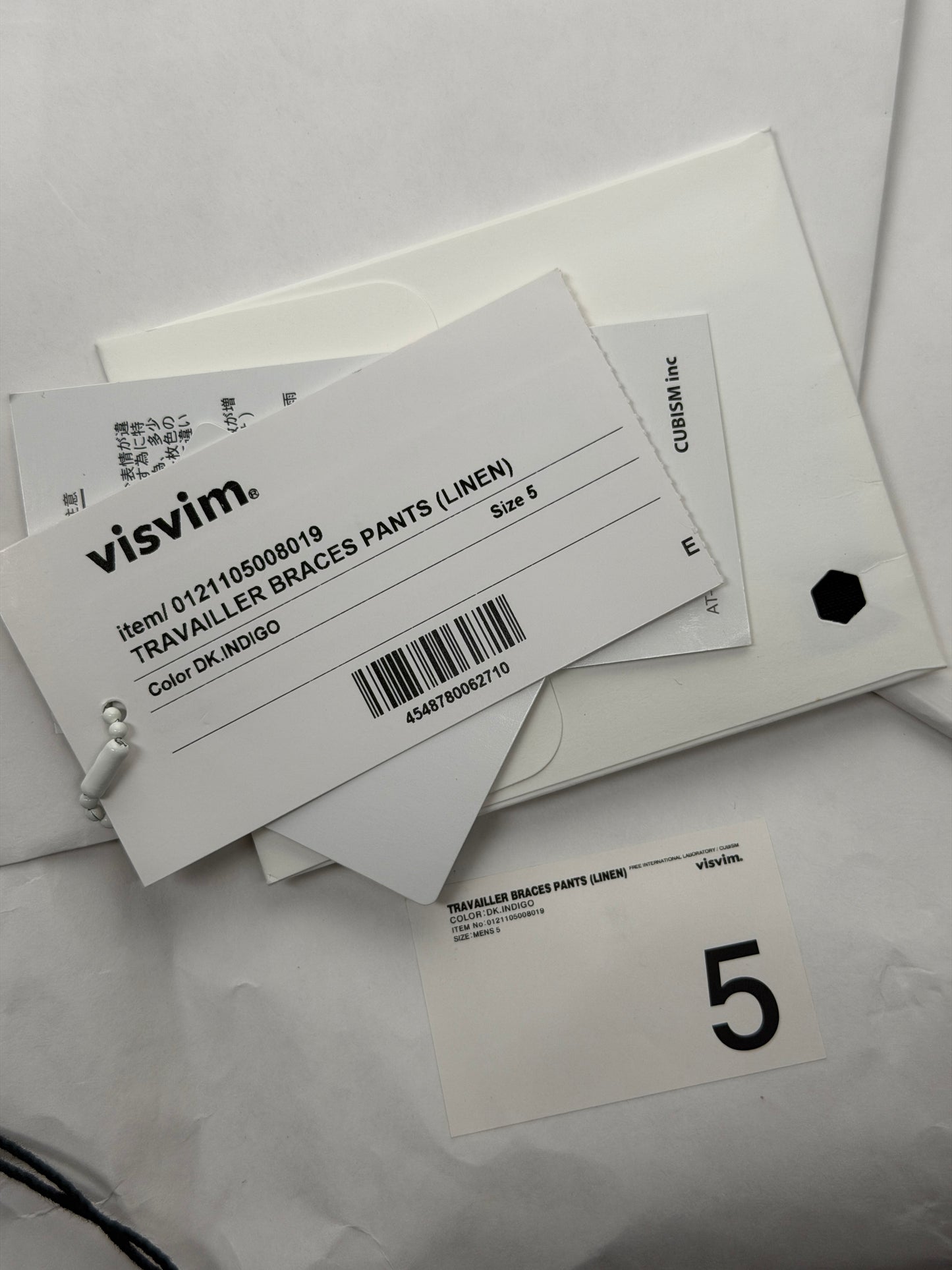 SS21 Travailler Braces Pants (Linen)