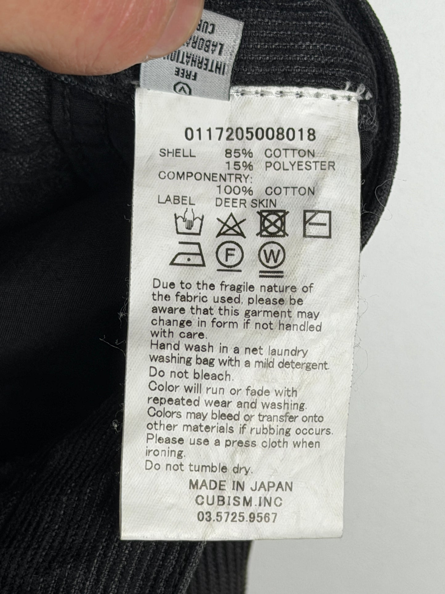 FW17 Fluxus 10 Slub (Indigo Dmgd Cords)