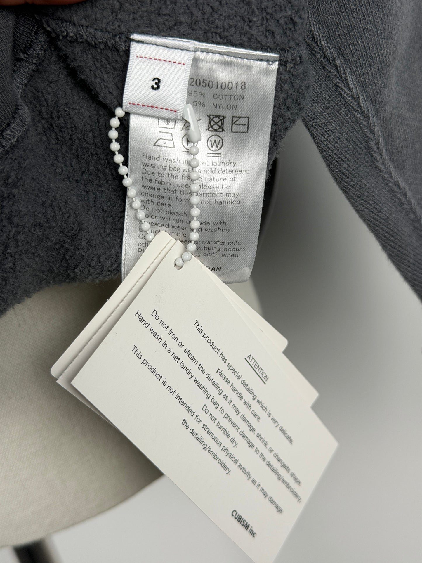 FW24 Jumbo SB Sweat L/S DMGD (U.D.)