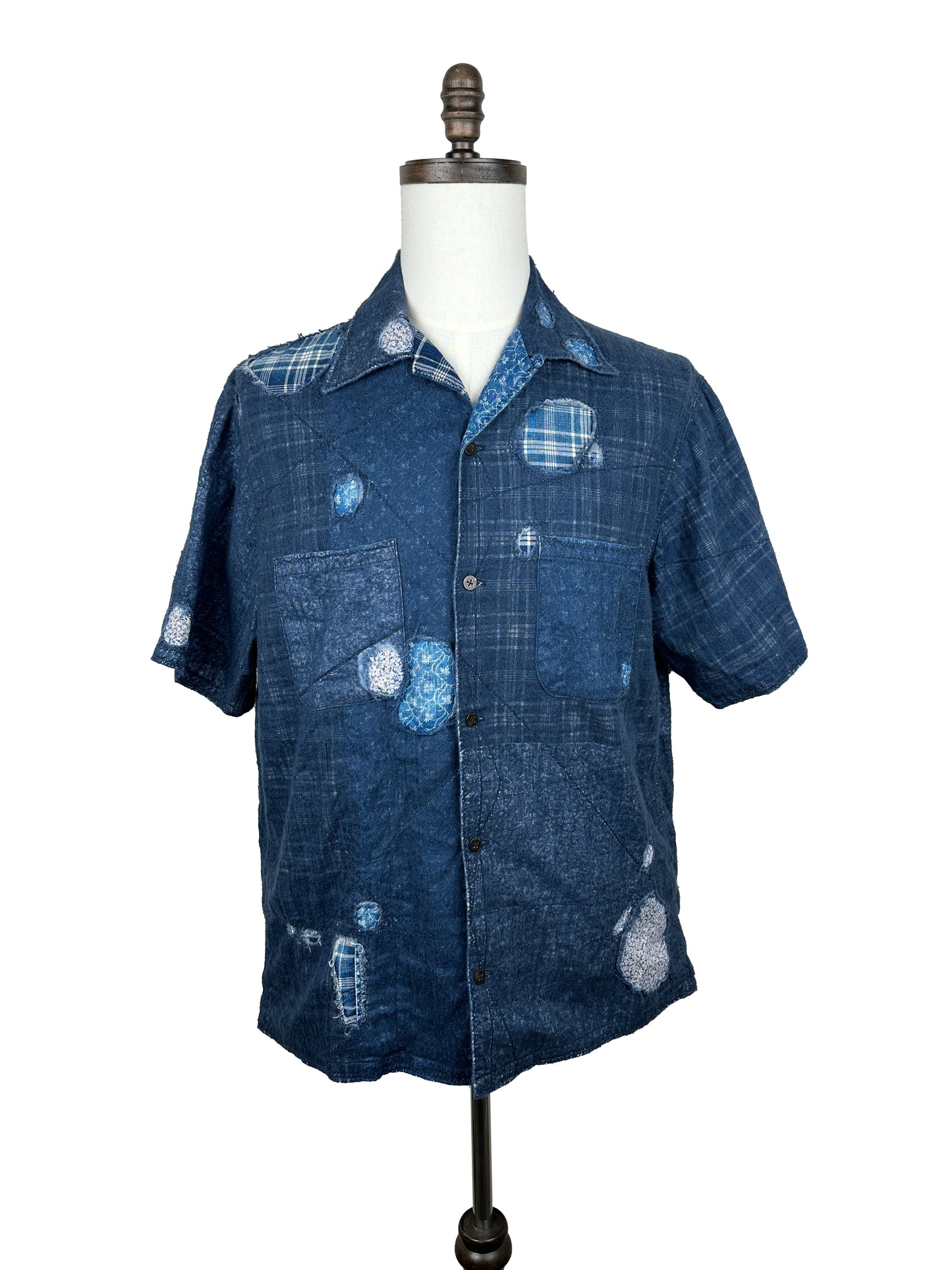 SS22 IDG Patchwork Boro Aloha Shirt