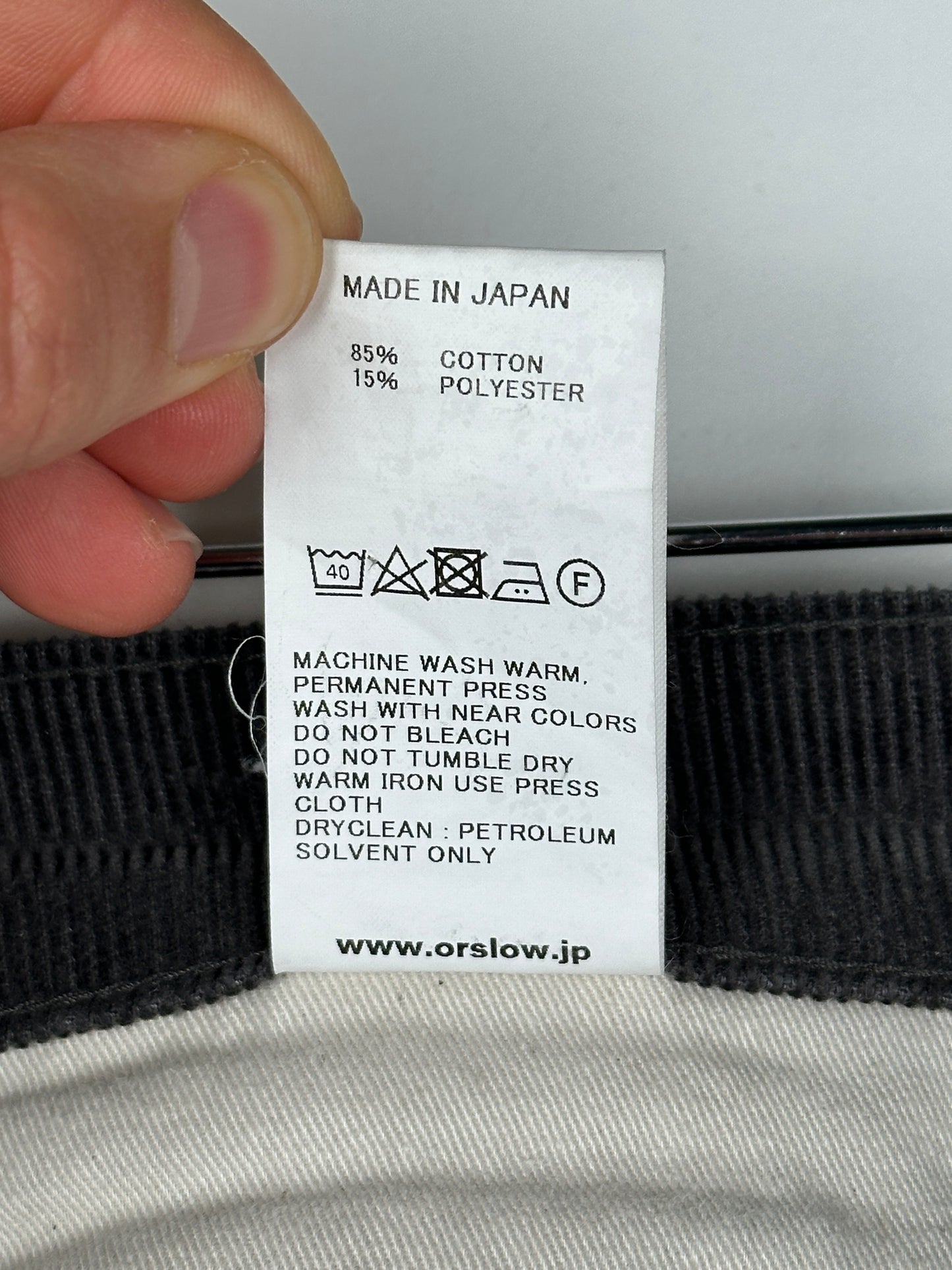 102 Shoe Cut Corduroy Pants
