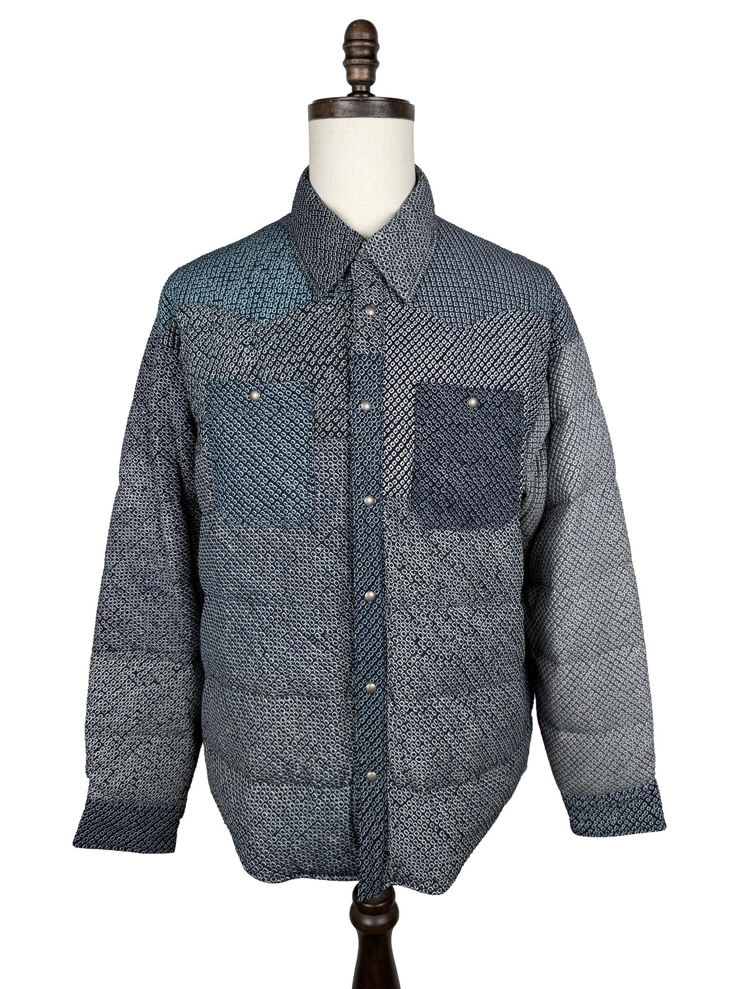 FW22 SPOT Kerchief Down JKT (Vt.Shibori)