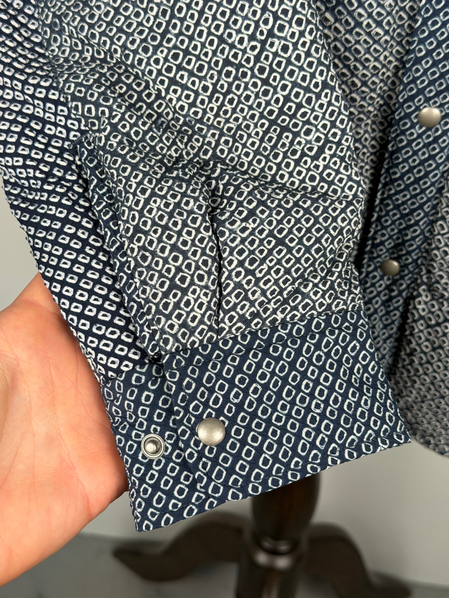 FW22 SPOT Kerchief Down JKT (Vt.Shibori)
