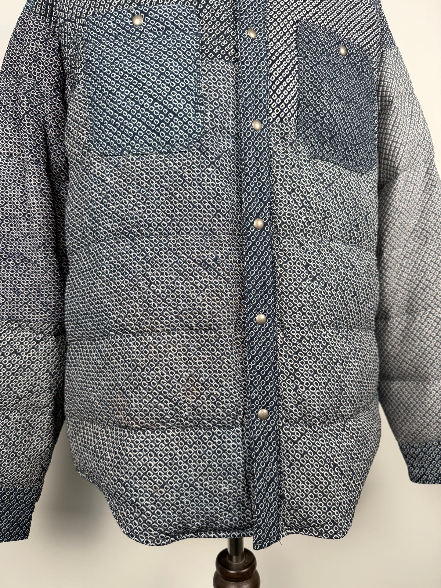FW22 SPOT Kerchief Down JKT (Vt.Shibori)