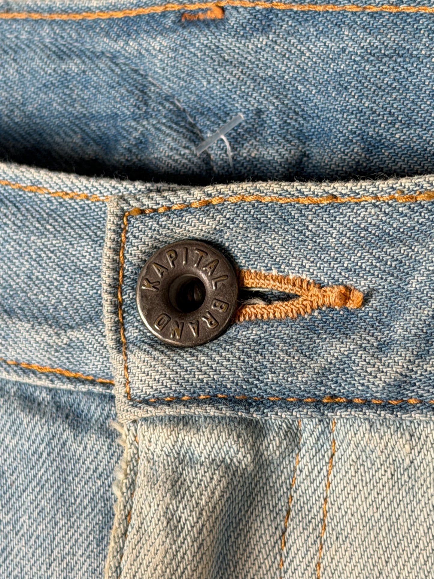 12.5oz Denim 5P Rat Flare Pants (BEAUTIFUL WORLD INSANE Remake)