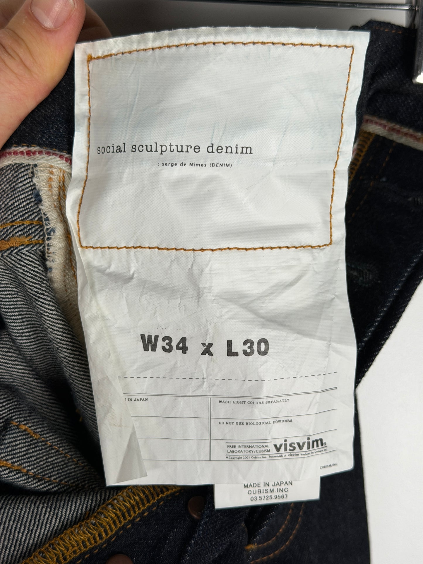 FW23 Social Sculpture 01 Slim Raw Mud OD