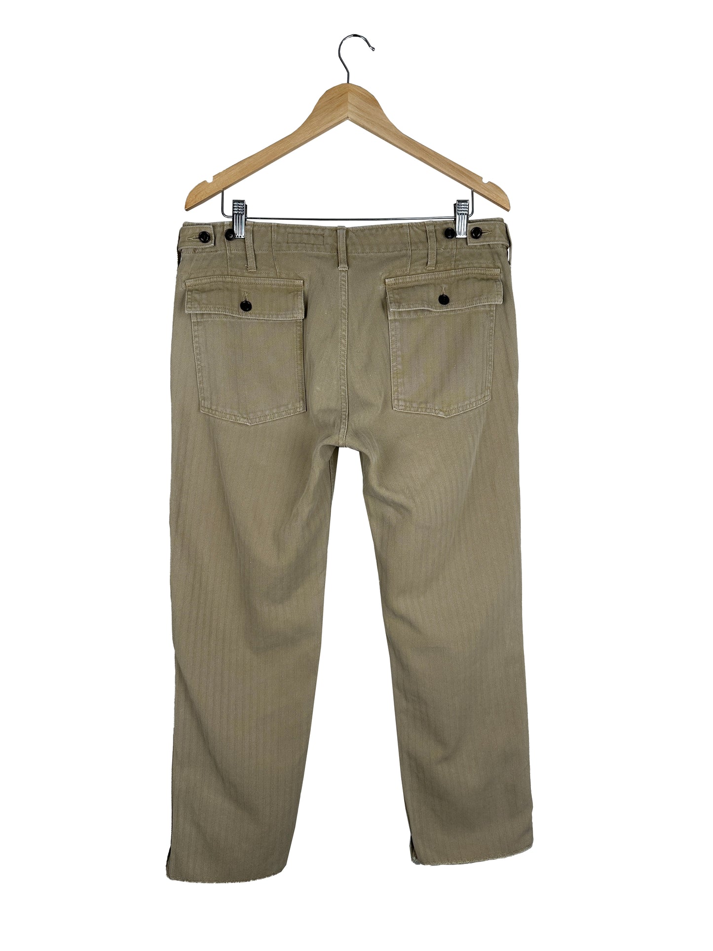 FW20 HW Drill Mil Pants (Herringbone)