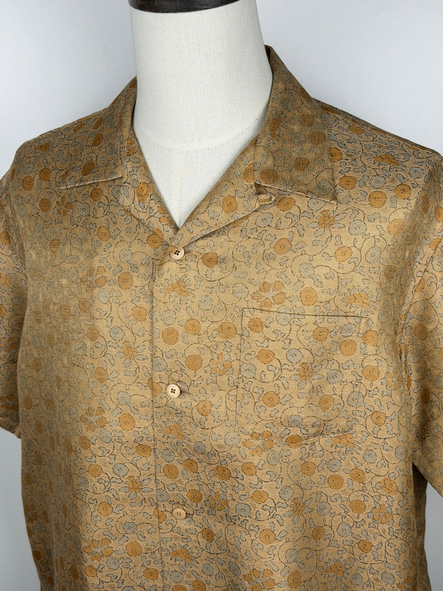 SS25 Crosby Shirt S/S Jacquard (Silk)