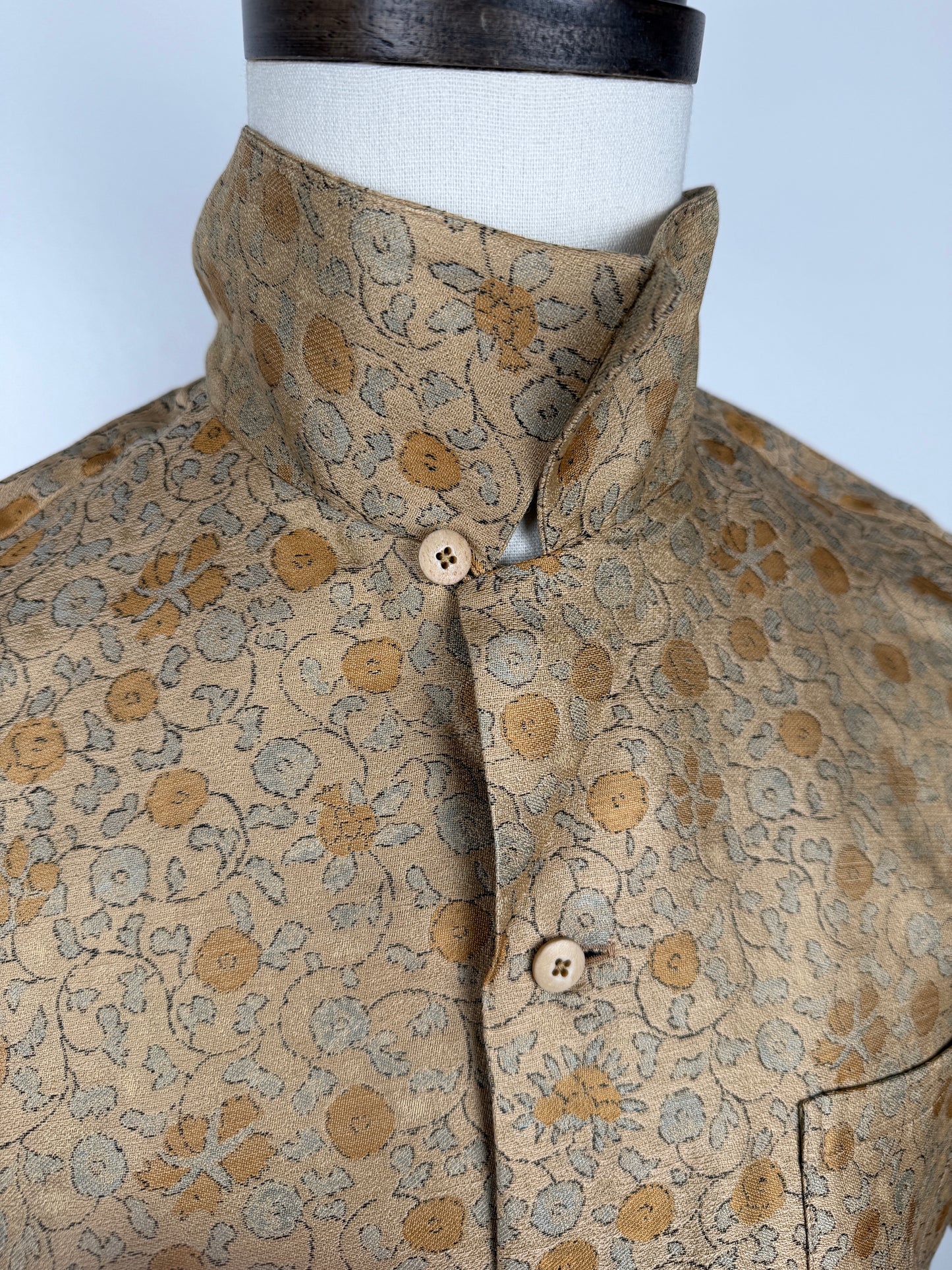 SS25 Crosby Shirt S/S Jacquard (Silk)