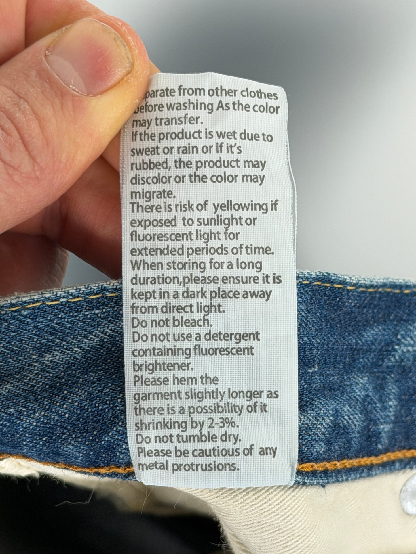 105 Standard Fit Selvedge Denim