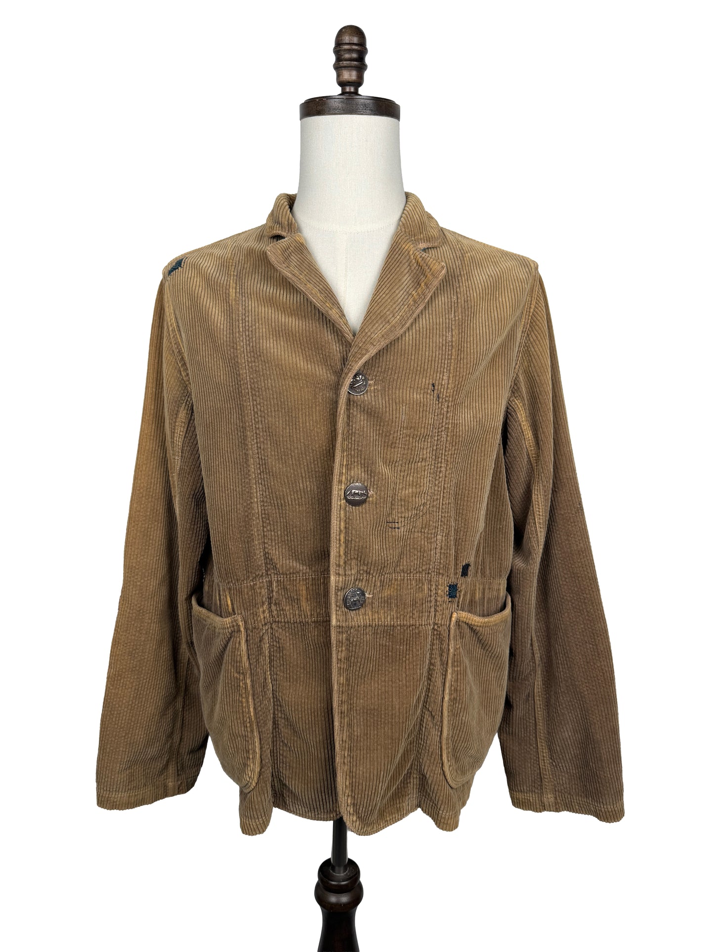 Distressed Corduroy Hospital JKT