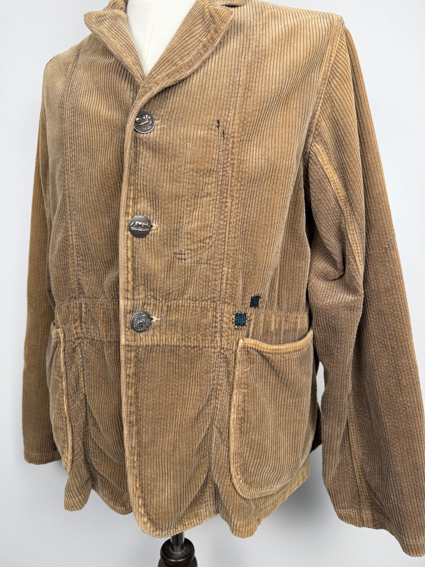 Distressed Corduroy Hospital JKT