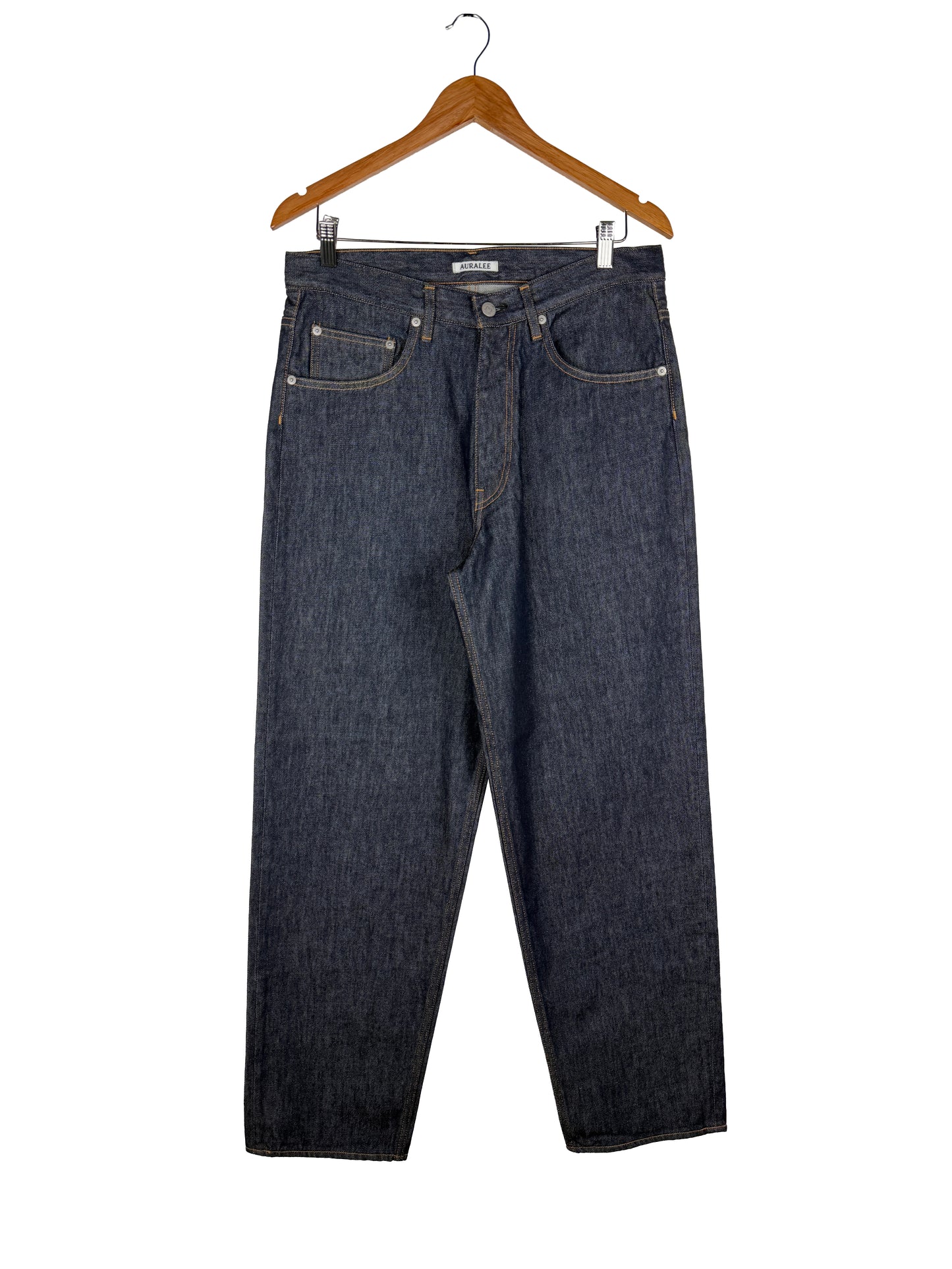 Hard Twist Denim Wide Pants