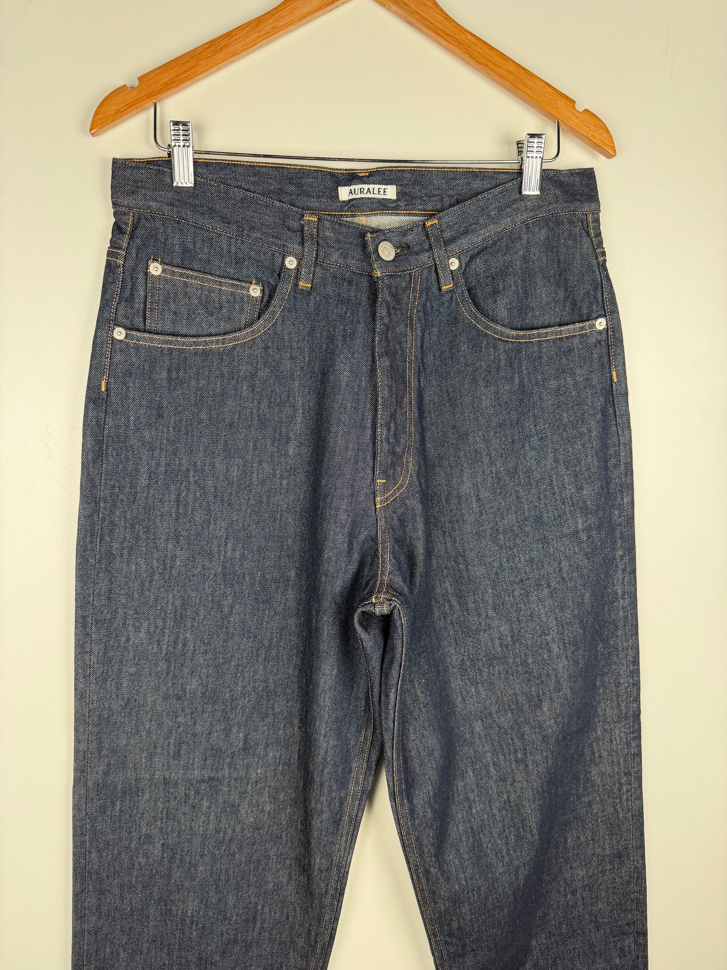 Hard Twist Denim Wide Pants