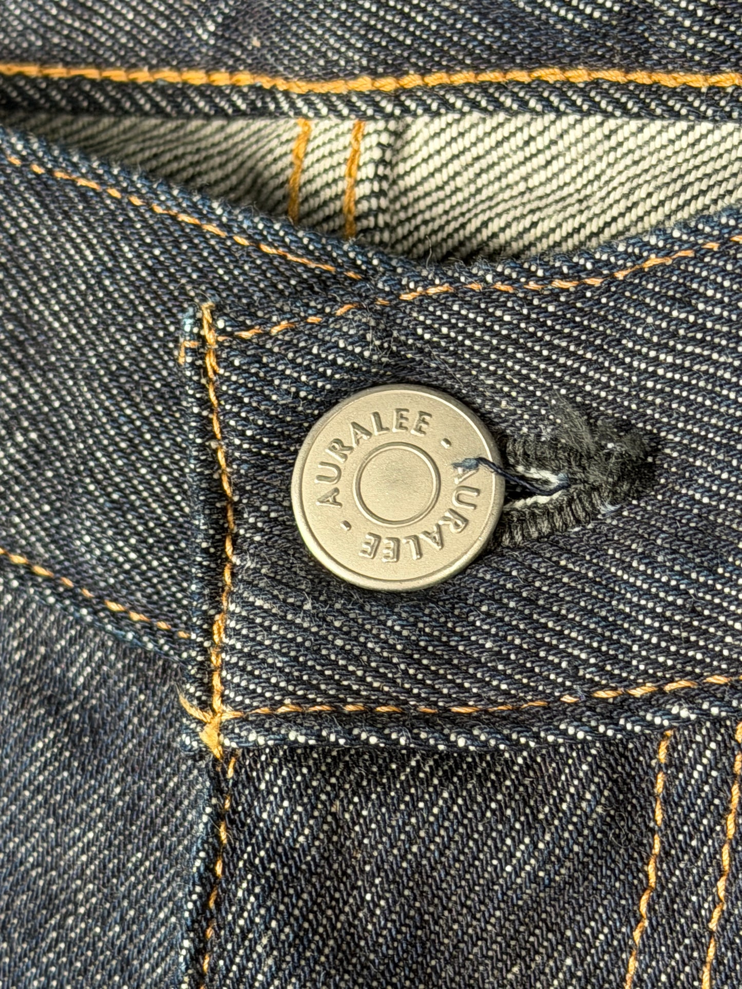 Hard Twist Denim Wide Pants