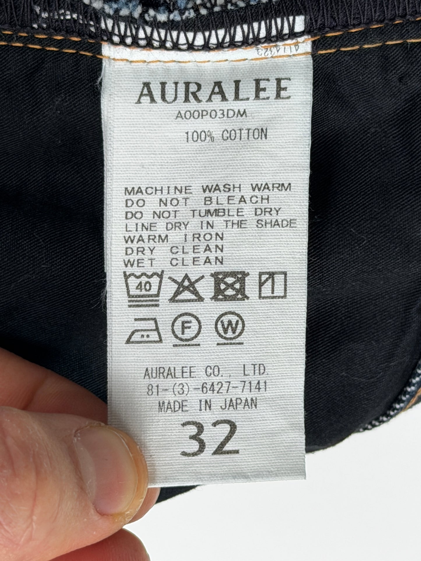 Hard Twist Denim Wide Pants