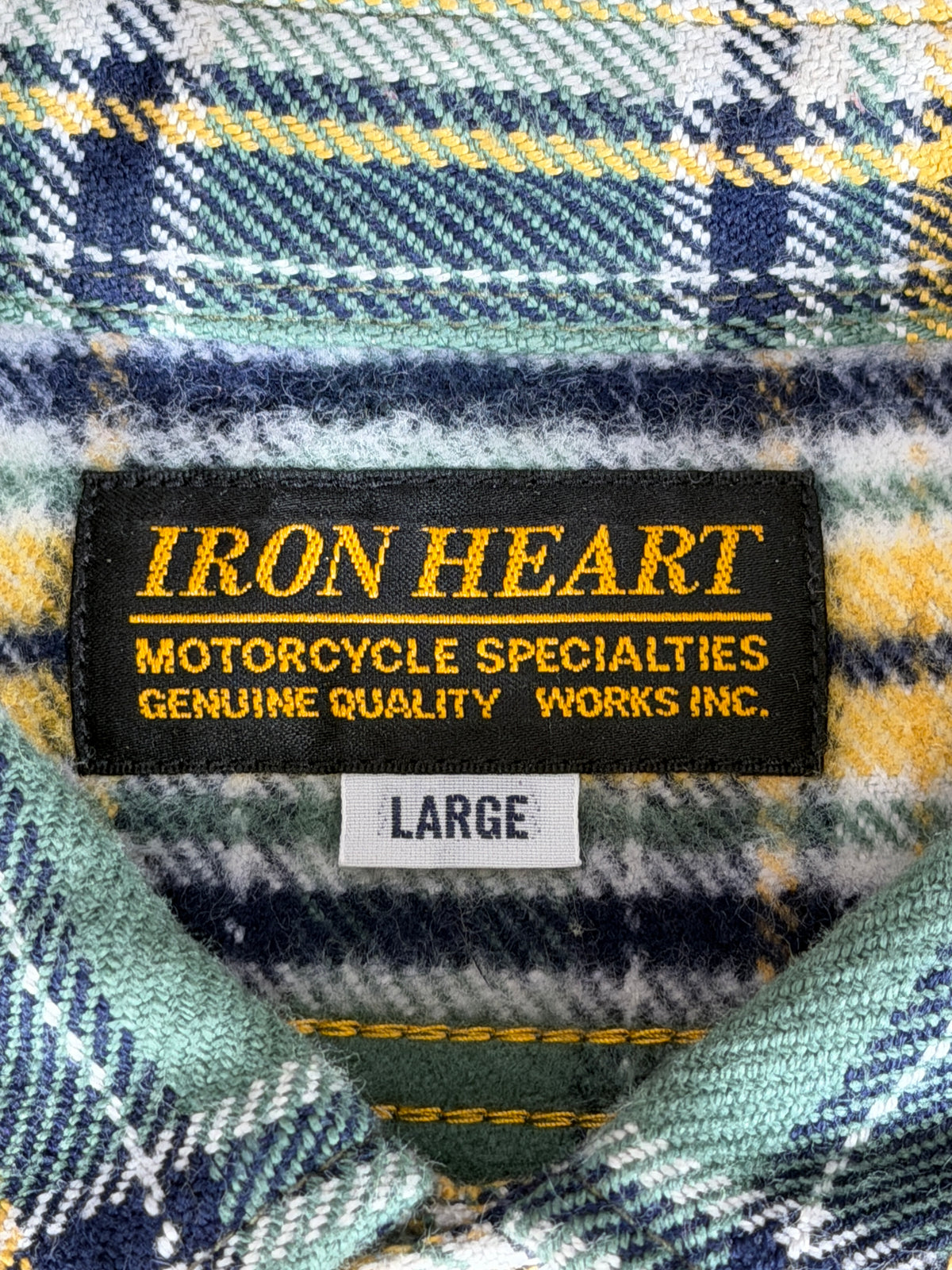 Ultra Heavy Flannel Tartan Check Work Shirt