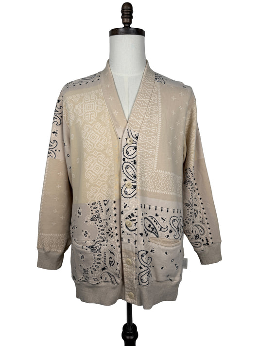 Fleecy Knit Bandana Bivouac Cardigan