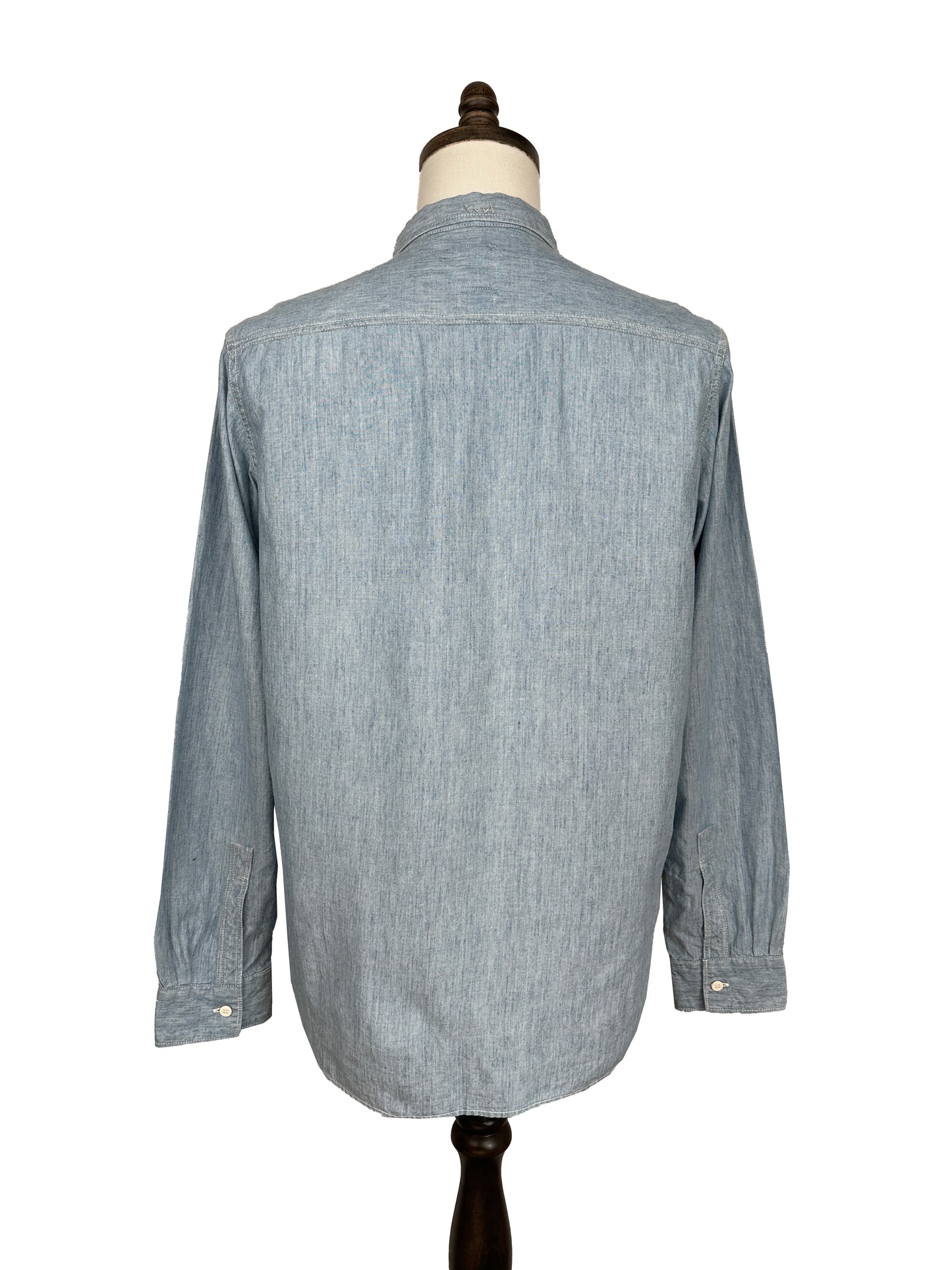 SS18 1910 Shirt L/S (C/SI Indigo Chambray)