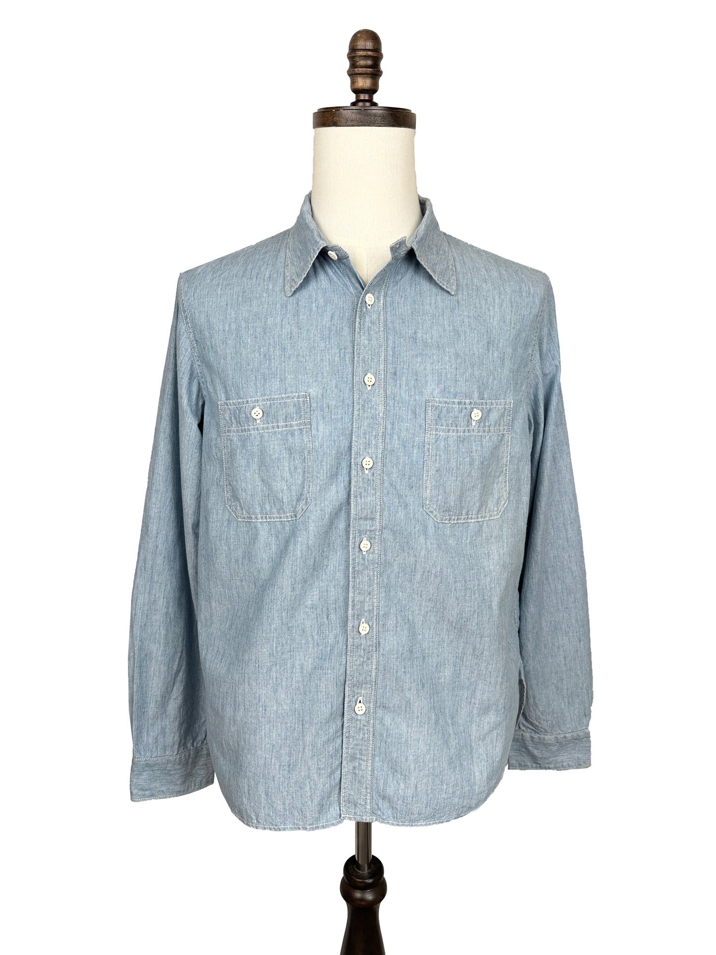 SS18 1910 Shirt L/S (C/SI Indigo Chambray)