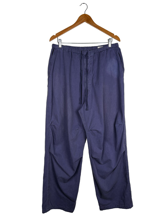 Cotton Drill Knee-Tuck Pants