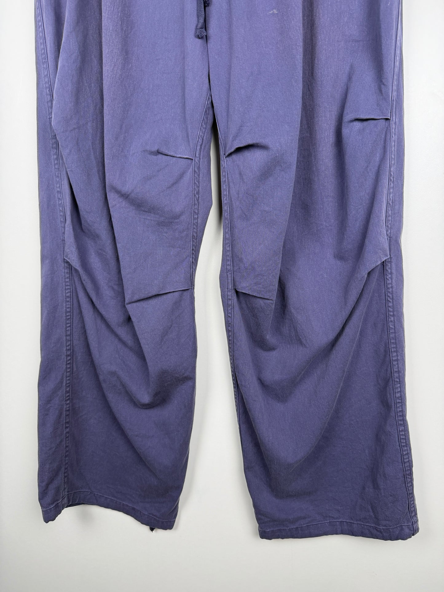 Cotton Drill Knee-Tuck Pants