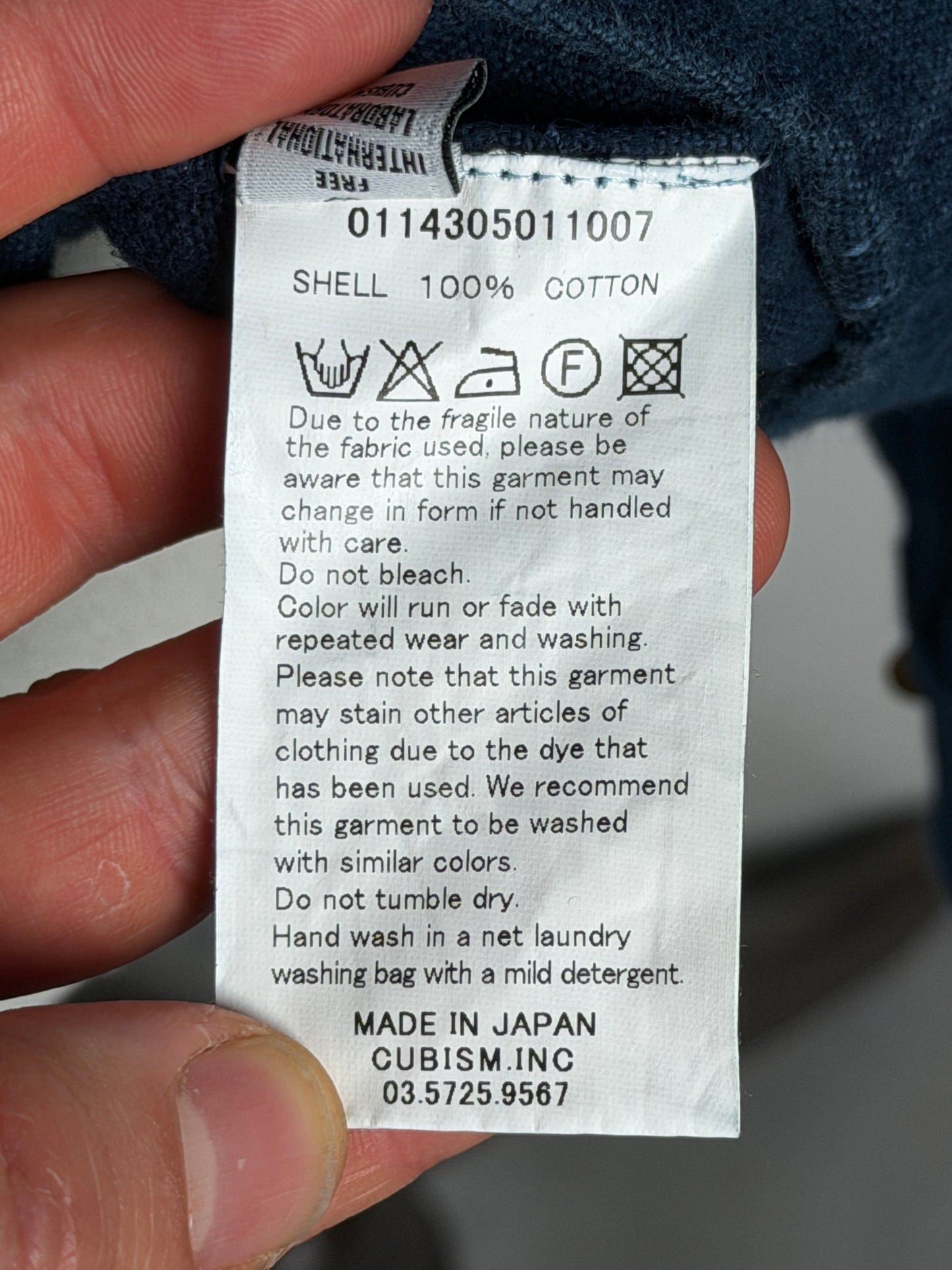 SS14 SPOT Black Elk Flannel (Indigo Over Dye)