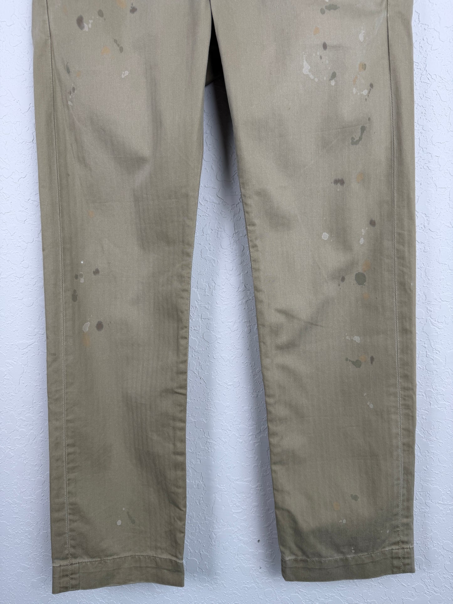 Officer Distressed Herringbone Pant